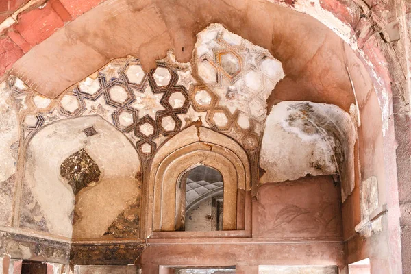 Interior Agra Fort Agra Uttar Pradesh India Asia — Stockfoto