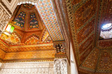 Marakeş 'teki Bahia Sarayı, Fas, Kuzey Afrika