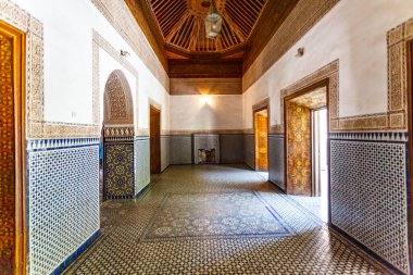 Marakeş 'teki Bahia Sarayı, Fas, Kuzey Afrika