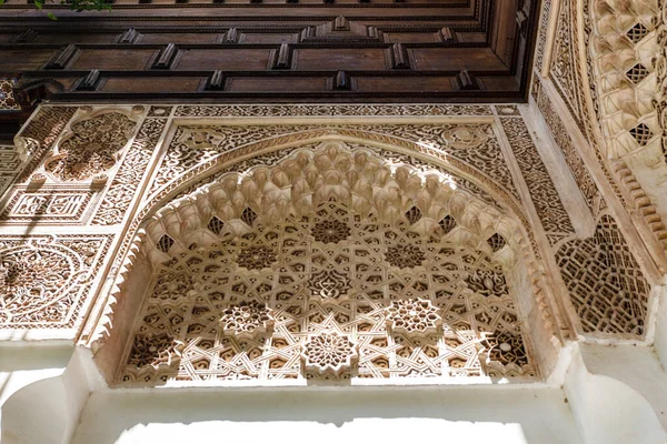 Interior Palácio Bahia Marraquexe Marrocos Norte África — Fotografia de Stock