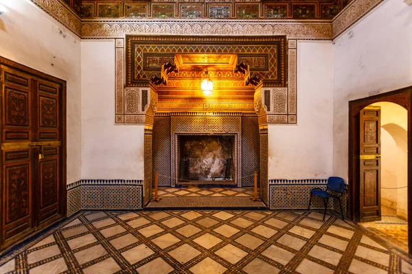 Interior of Bahia Palace in Marrakesh, Morocco, North Africa