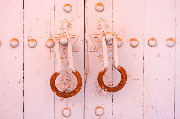 Old Ornate Door Medina Marrakesh Morocco North Africa — Stock Photo, Image