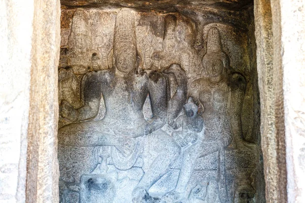 Varaha Cave Temple Rock Cut Cave Temple Located Mamallapuram Coromandel — Stockfoto