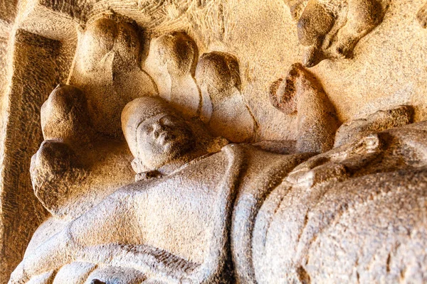 Varaha Cave Temple Rock Cut Cave Temple Located Mamallapuram Coromandel — 图库照片