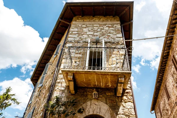 Facade Old Building Historic Center Assisi Umbria Italy Europe — Stock Fotó