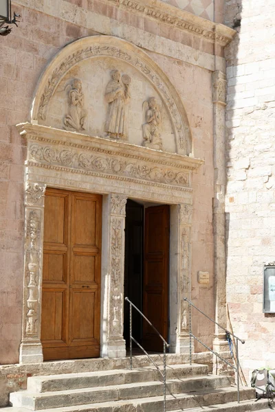 Entrance Basilica Saint Francis Assisi Assisi Umbria Italy Europe — Photo