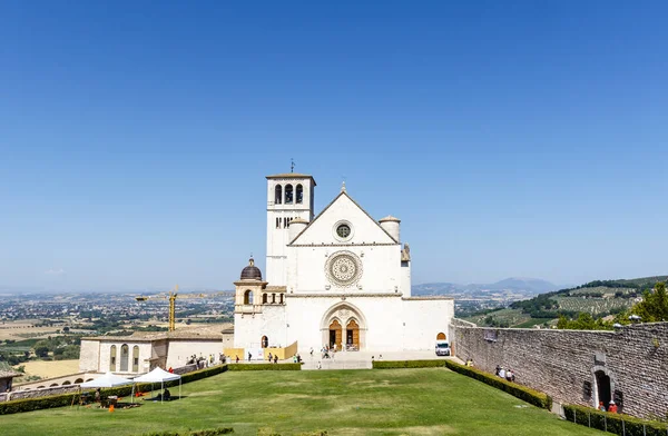 Exterior Upper Church Basilica Saint Francis Assisi Assisi Umbria Italy — Stock fotografie