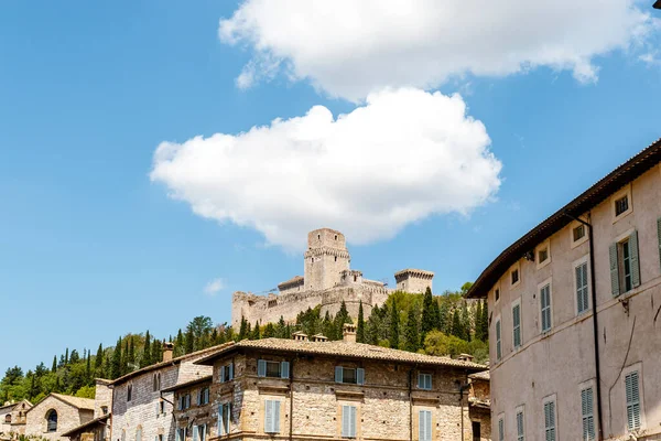 View Fortress Rocca Maggiore Castle Which Dominated More Eight Hundred — Stock fotografie