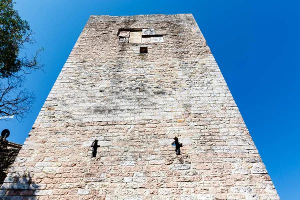 Tower Porta San Giacomo Gate Assisi Umbria Italy Europe — Fotografia de Stock