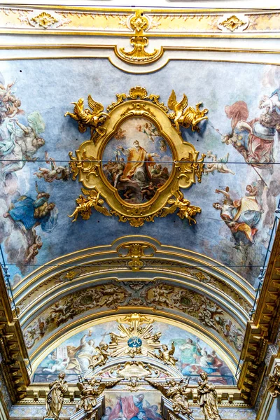 Interior Church Santa Maria Sopra Minerva Assisi Italy Europe — Stock Photo, Image