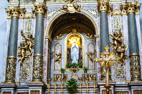 Interior Church Santa Maria Sopra Minerva Assisi Italy Europe — Photo