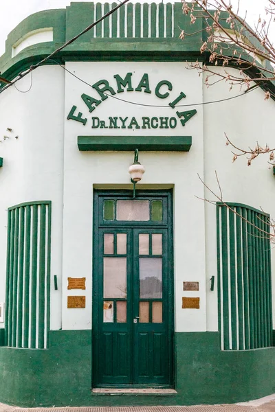 Facade Pharmacy Villa Dominguez Entrerios Argentina South America — Photo