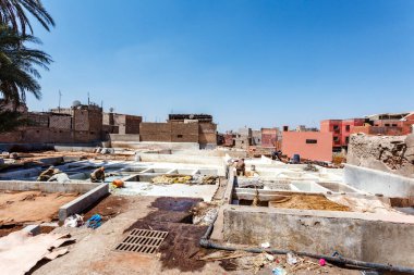 Tanneries in Marrakesh, Morocco, North Africa