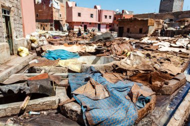 Tanneries in Marrakesh, Morocco, North Africa