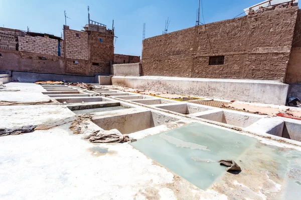 Tanneries in Marrakesh, Morocco, North Africa