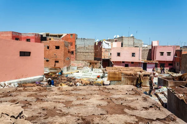 Tanneries in Marrakesh, Morocco, North Africa