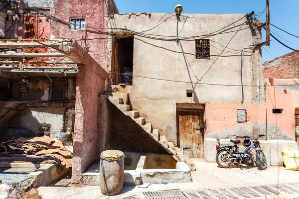 Tanneries Marrakesh Morocco North Africa — Stock Photo, Image