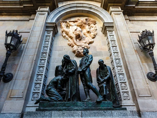 Monument Heroes 1809 Gothic Quarter Barcelona Catalonia Spain Europe — Stockfoto