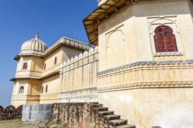 Facade of Kumbhalgarh Fort, Rajasthan, India, Asia