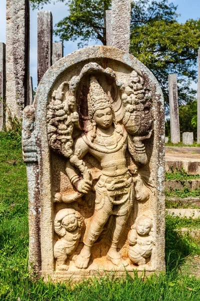 斯里兰卡Anuradhapura Ratna Prasada宫 亚洲石监护人 — 图库照片