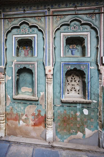 Εξωτερικό Ενός Παλιού Haveli Στην Mandawa Rajasthan Ινδία Ασία — Φωτογραφία Αρχείου