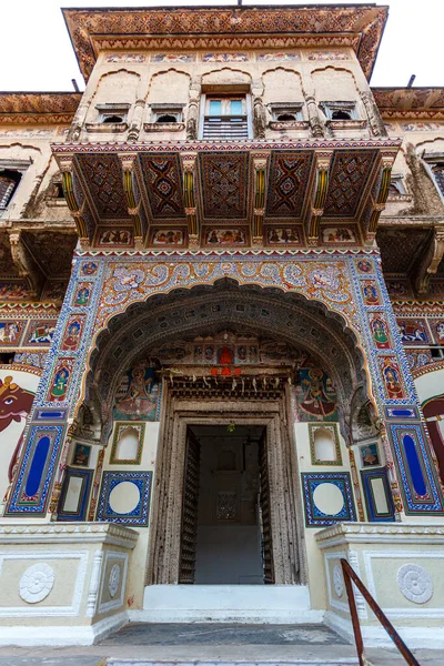 Exterior Old Haveli Mandawa Rajasthan India Asia — Stock Photo, Image