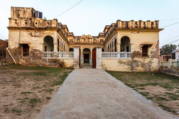 Exteriér Starého Haveli Mandawa Rajasthan Indie Asie — Stock fotografie