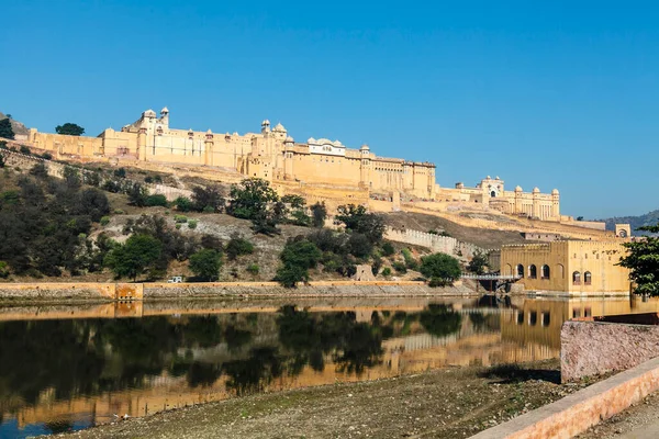 View Amber Fort Jaipur Rajasthan India Asia — Stock Photo, Image