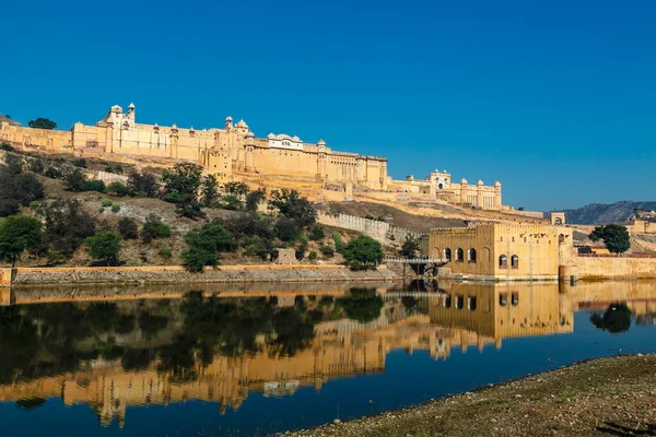 Visa Amber Fort Jaipur Rajasthan Indien Asien — Stockfoto