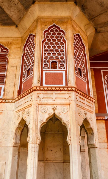 Esterno Del Palazzo Della Città Jaipur Rajasthan India Asia — Foto Stock