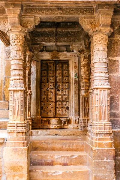 Gammalt Hus Inne Jaisalmer Fästning Jaisalmer Rajasthan Indien Asien — Stockfoto
