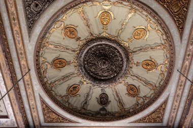 İstanbul, Türkiye ve Ortadoğu 'daki Topkapı sarayının zengin donanımlı iç mekanı