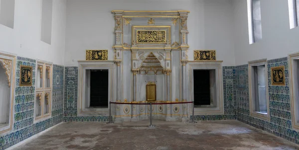 Ricco Interno Decorato Del Palazzo Topkapi Istanbul Turchia Medio Oriente — Foto Stock