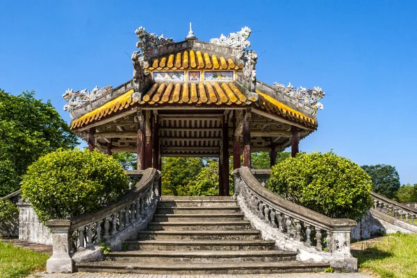 Egy Pagoda Hue Birodalmi Városában Vietnamban Ázsiában Jogdíjmentes Stock Fotók