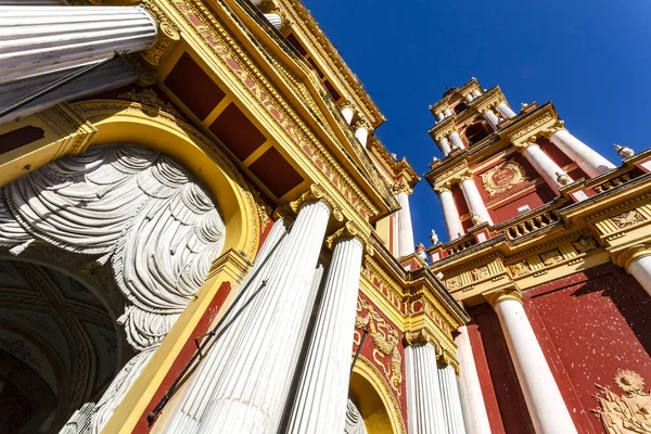 Εξωτερικά Της Εκκλησίας Του San Francisco Στην Πρωτεύουσα Salta Αργεντινή — Φωτογραφία Αρχείου
