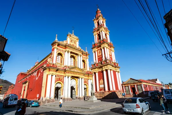 Exterior Igreja São Francisco Salta Capital Argentina América Sul — Fotografia de Stock