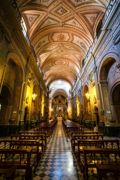 Interno Della Chiesa San Francisco Salta Argentina Sud America — Foto Stock