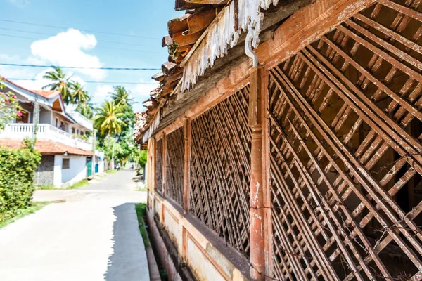 Calle Con Viejos Edificios Coloniales Negombo Sri Lanka Asia —  Fotos de Stock