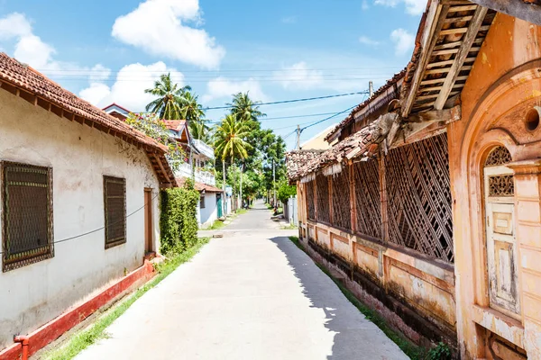 Ulice Starými Koloniálními Budovami Negombu Srí Lanka Asie — Stock fotografie