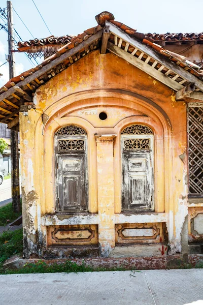 Façade Ancien Bâtiment Colonial Negombo Sri Lanka Asie — Photo