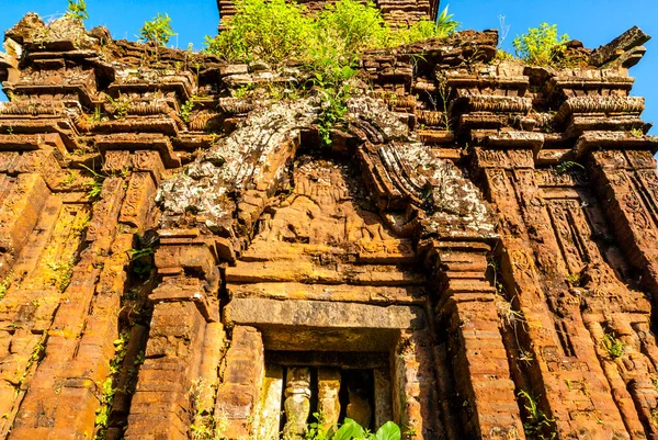 Oude Verwoeste Hindoetempel Mijn Zoon Oude Werelderfgoed Hoi Vietnam Azië — Stockfoto