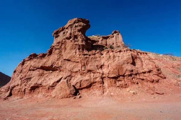 Czerwone Skały Quebrada Cafayate Salta Argentyna Ameryka Południowa — Zdjęcie stockowe