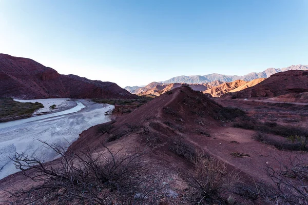 Rio Las Conchas Floden Och Quebrada Cafayate Salta Argentina Sydamerika — Stockfoto