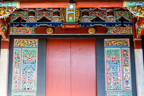 Außenansicht Des Konfuzius Tempels Taipeh Taiwan Asien — Stockfoto