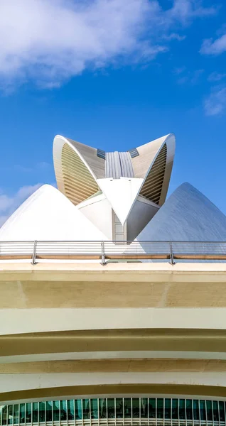 Exteriér Města Umění Věd Santiago Calatrava Moderní Architektonický Komplex Valencii — Stock fotografie