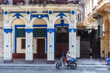 Havana, Küba, Karayipler sokaklarında günlük yaşam