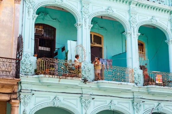 Vida Urbana Casco Antiguo Habana Cuba América Del Norte — Foto de Stock