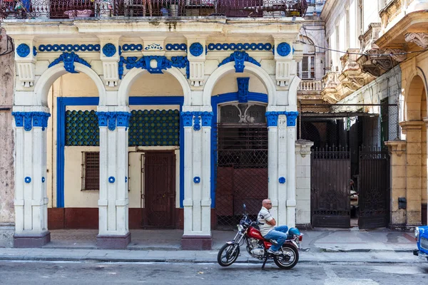 Щоденне Життя Вулицях Гавани Куби Карибського Басейну — стокове фото