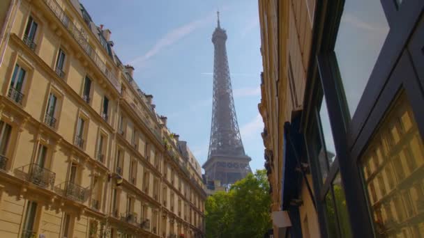 Paris France July 2022 Eiffel Tower Sunset Summer Most Popular — Wideo stockowe