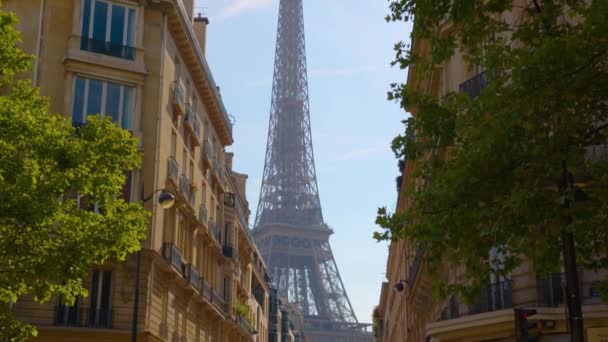 Paris France July 2022 Weekend Summer Sunny Hot Day Capital — Stock video
